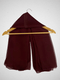 maroon chiffon duppata