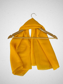 yellow chiffon duppata